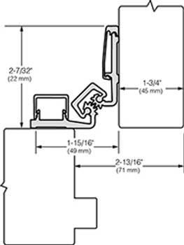 Hager Roton 780-157 Continuous Hinge - Full Surface - Open 90 Hager Roton 780-157 Continuous Hinge - Full Surface - Open 90