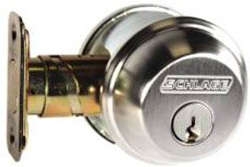 Schlage B62N-626 Double Cylinder Deadlock Satin Chrome Schlage B62N-626 Double Cylinder Deadlock Satin Chrome