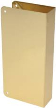 Don Jo-40CW PB- 1 3/4” 4 1/4” x 9” Wrap Around Door Plate Blank Polished Brass- Don Jo-40CW PB- 1 3/4” 4 1/4” x 9” Wrap Around Door Plate Blank Polished Brass-