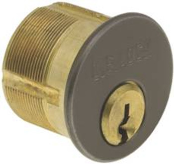 Mortise Cylinder Solid Brass 1-1/8"- Duronotic Finish Mortise Cylinder Solid Brass 1-1/8"- Duronotic Finish