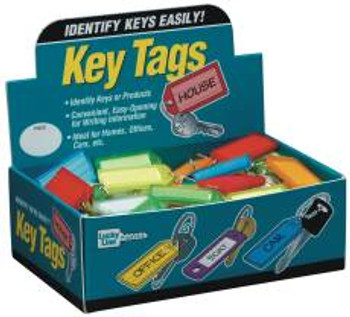 100 per Display
Assorted colors. Tag Measures 1-1/8" x 2-1/4"
Open/close flap over paper insert, split key ring attached 100 per Display
Assorted colors. Tag Measures 1-1/8" x 2-1/4"
Open/close flap over paper insert, split key ring attached
