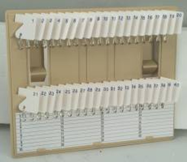 KEY FILE DRAWER RACK 40 KEY CAPACITY