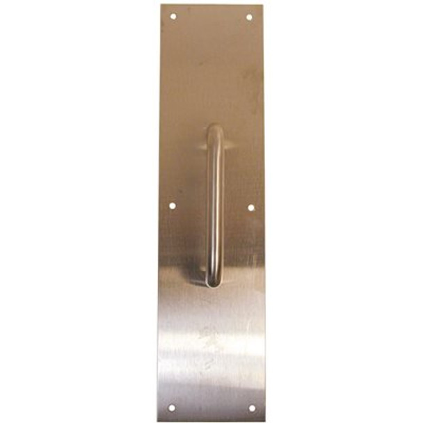 2400 SERIES PULL PLATE 4" X 16" INDUSTRIAL SS