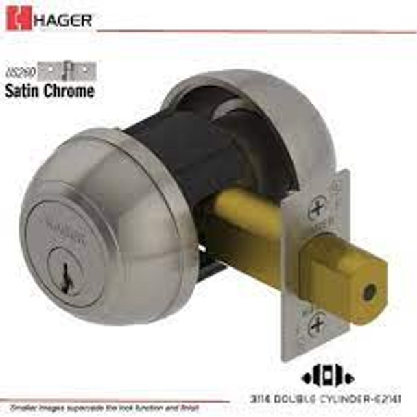 3114 Double cylinder deadbolt