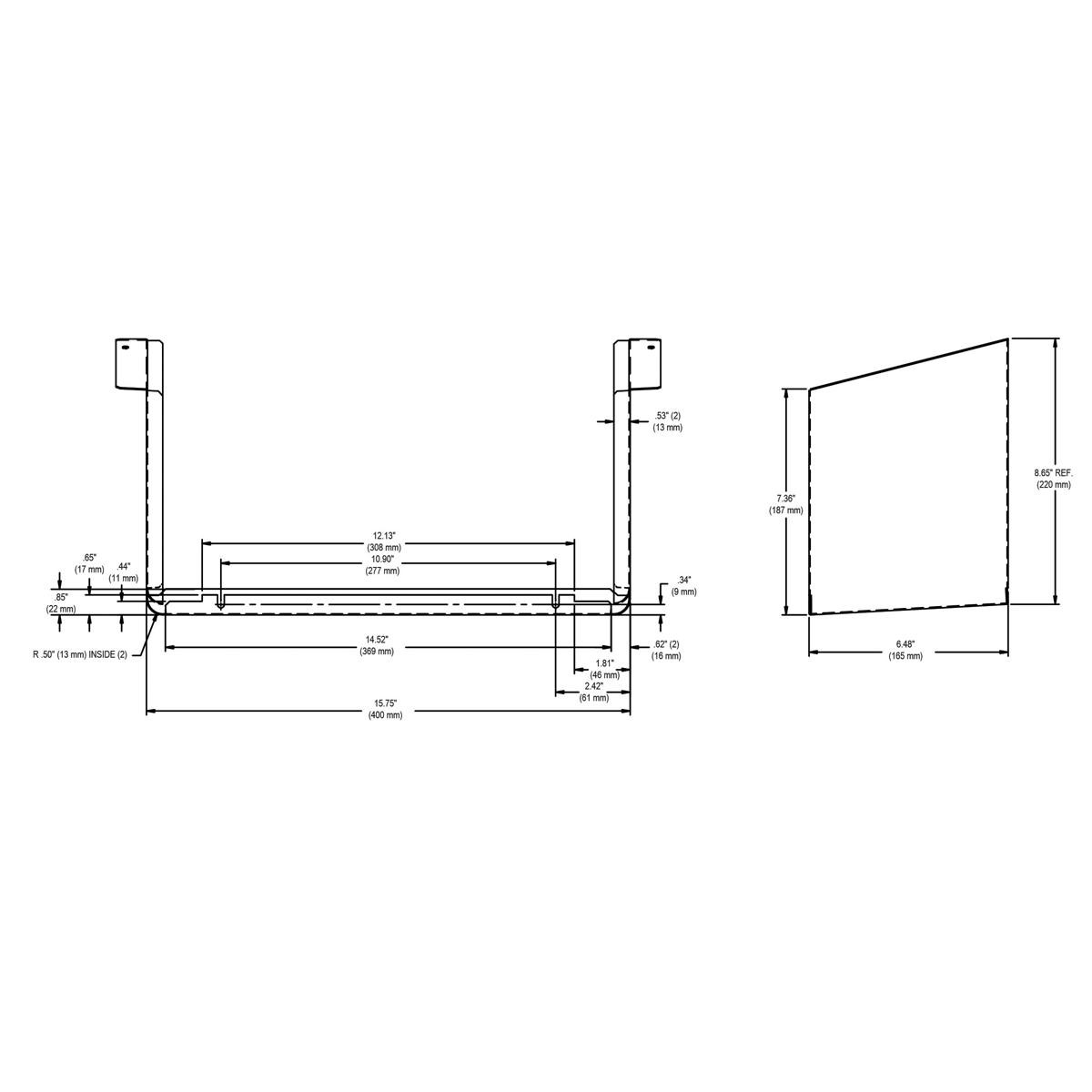 Elkay Cane Apron for HAC HVR EMABF & VRC Models (Stainless)