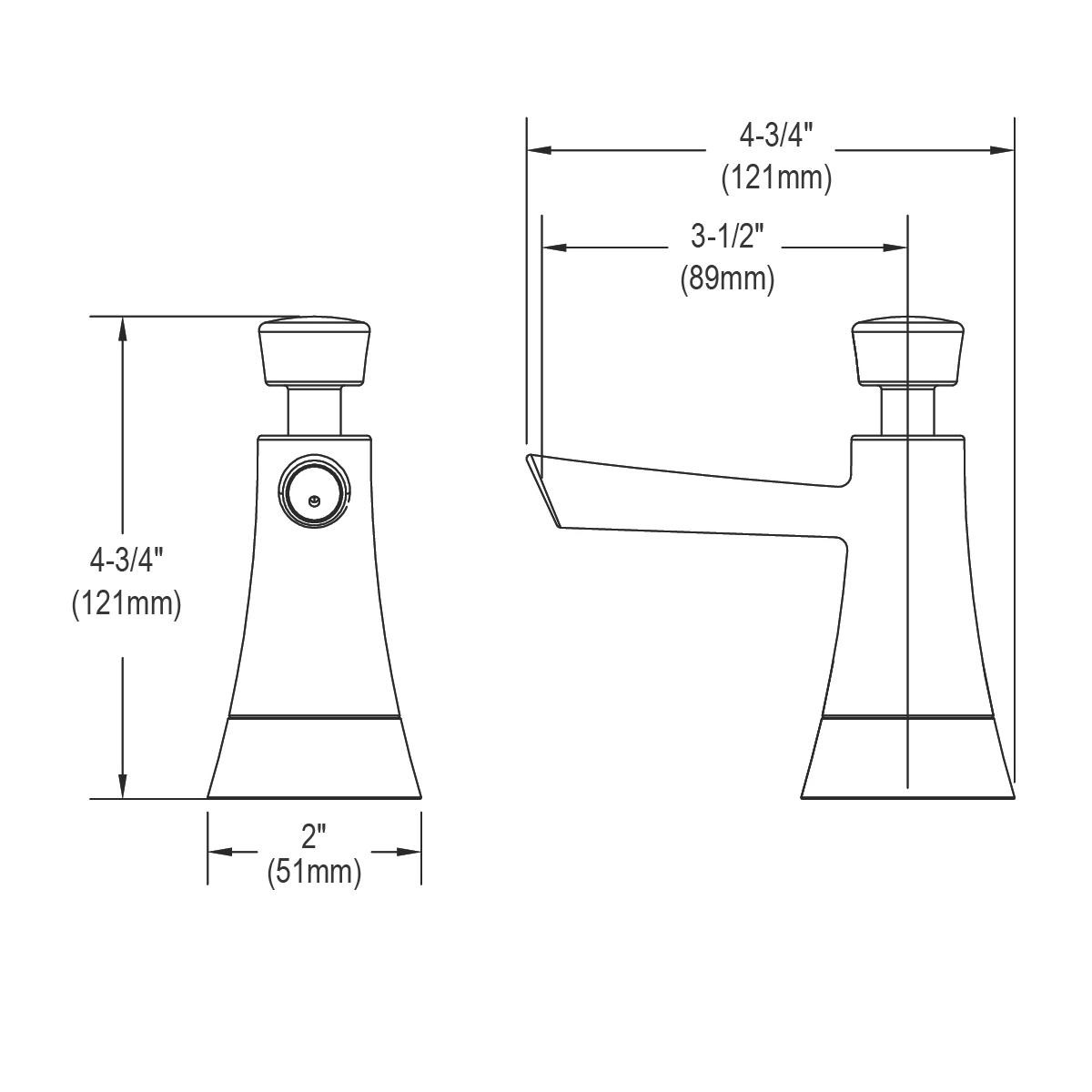 Elkay 2" x 4-3/4" x 3" Soap / Lotion Dispenser Lustrous Steel (LS)