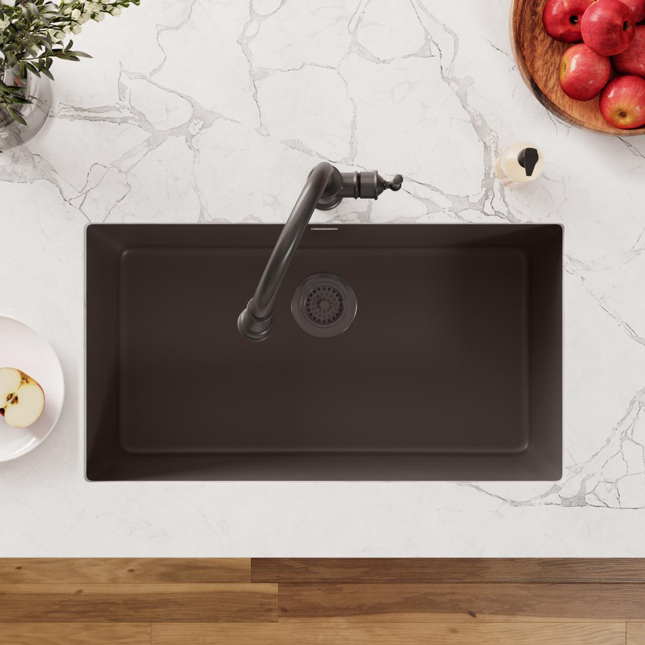 Elkay 3-1/2" Drain Fitting Antique Steel Finish Body and Basket with Rubber Stopper