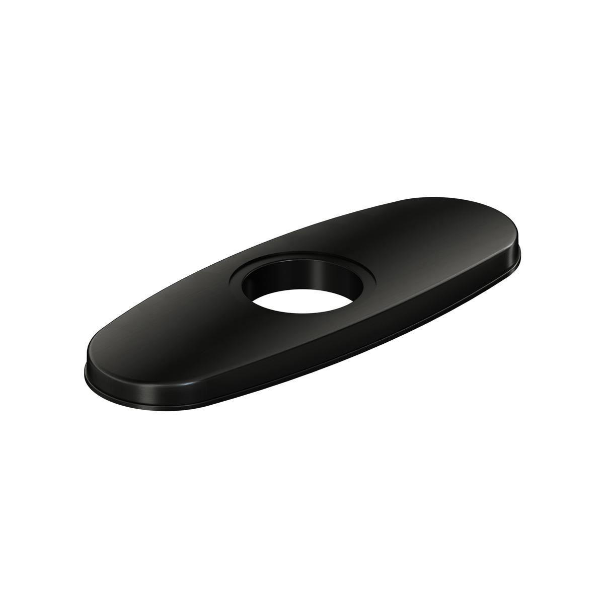 Elkay 3-Hole Bar Faucet Deck Plate/Escutcheon Black Stainless (BK)