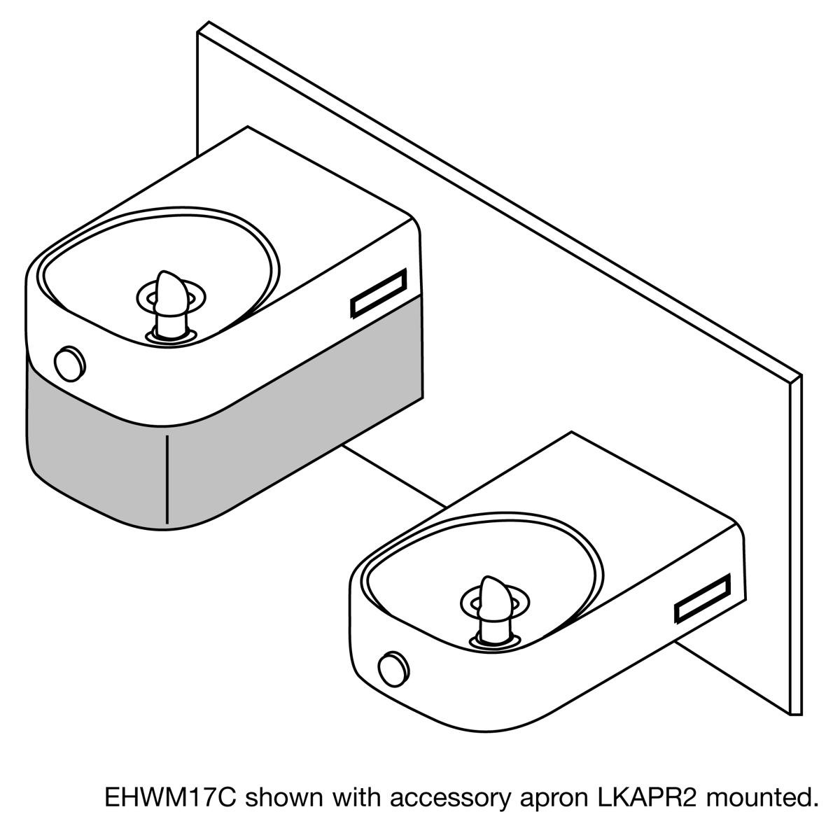 Elkay Cane Apron for EHW Stainless Steel