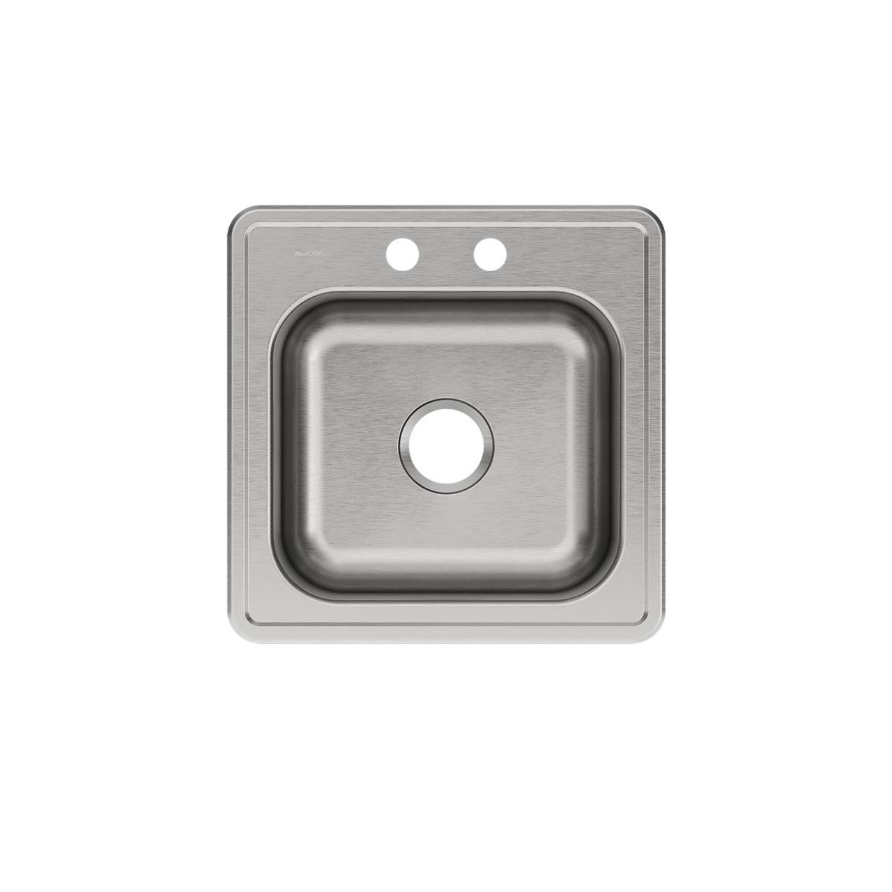 Elkay Celebrity Stainless Steel 20" x 20" x 10-1/8" 2-Hole Single Bowl Drop-in Laundry Sink