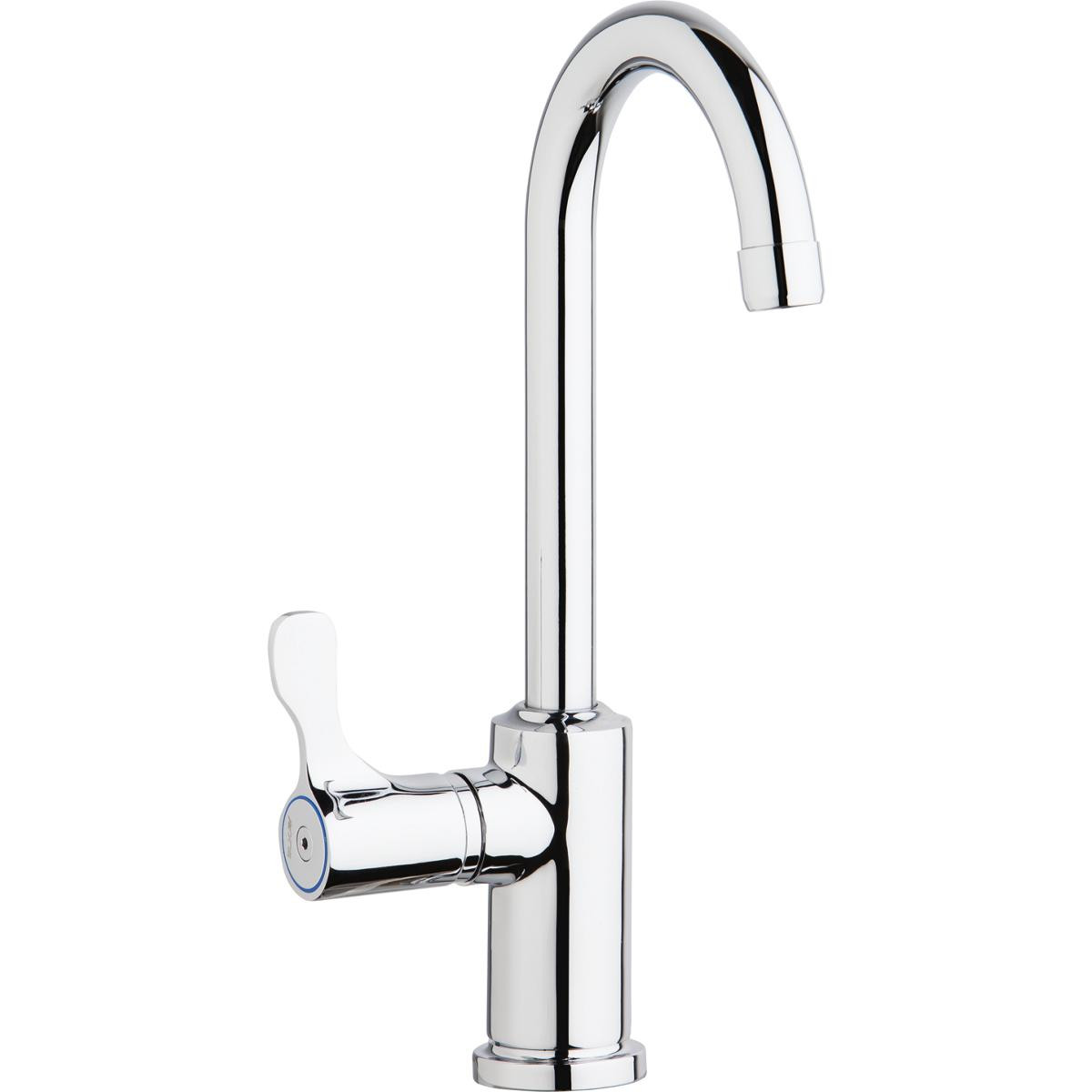 Elkay Celebrity Stainless Steel 25" x 17" x 6-7/8", 2-Hole Single Bowl Drop-in Classroom Sink and 12-1/2" Faucet / Bubbler Kit