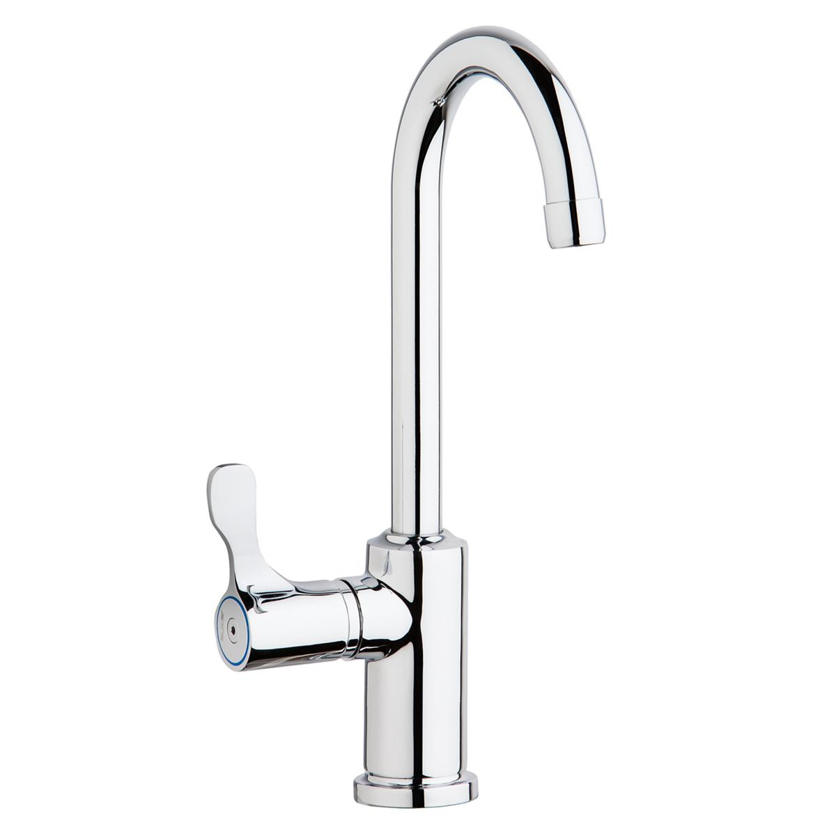 Elkay Celebrity Stainless Steel 25" x 17" x 6-7/8", 2-Hole Single Bowl Drop-in Classroom Sink and Vandal-resistant Faucet / Bubbler Kit