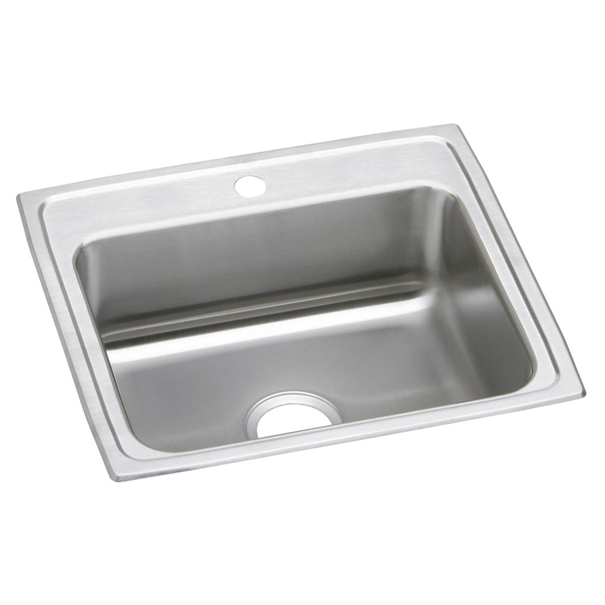 Elkay Celebrity Stainless Steel 25" x 22" x 7-1/2", 1-Hole Single Bowl Drop-in Sink