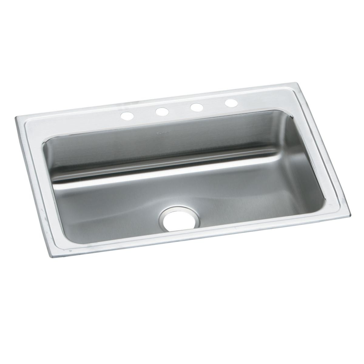 Elkay Celebrity Stainless Steel 33" x 22" x 7-1/4", 0-Hole Single Bowl Drop-in Sink