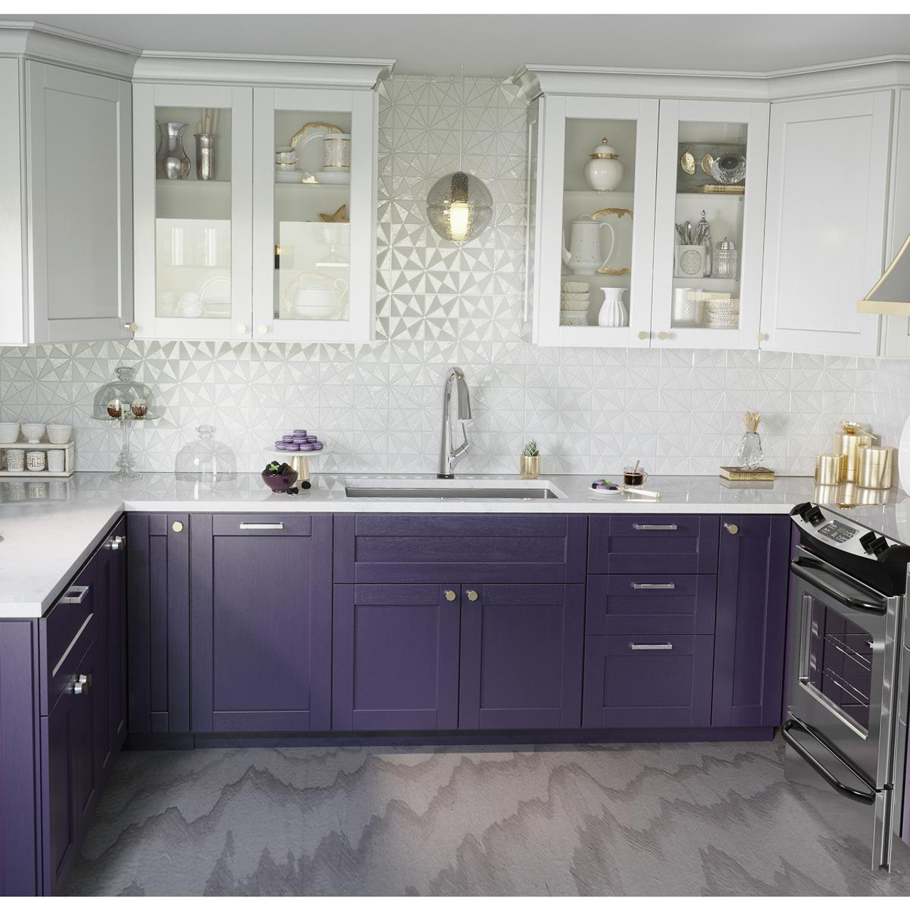 Elkay Crosstown 18 Gauge Stainless Steel 31-1/2" x 18-1/2" x 9" Single Bowl Undermount Sink Kit with Filtered Faucet