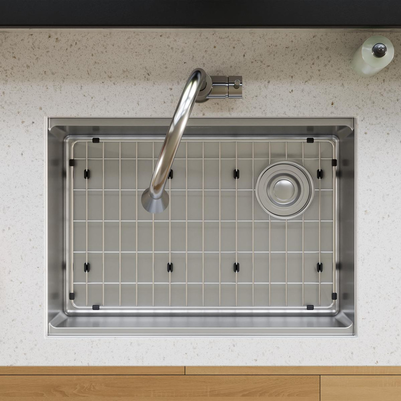 Elkay Crosstown Stainless Steel 22-1/4" x 14-1/4" x 1-1/4" Bottom Grid