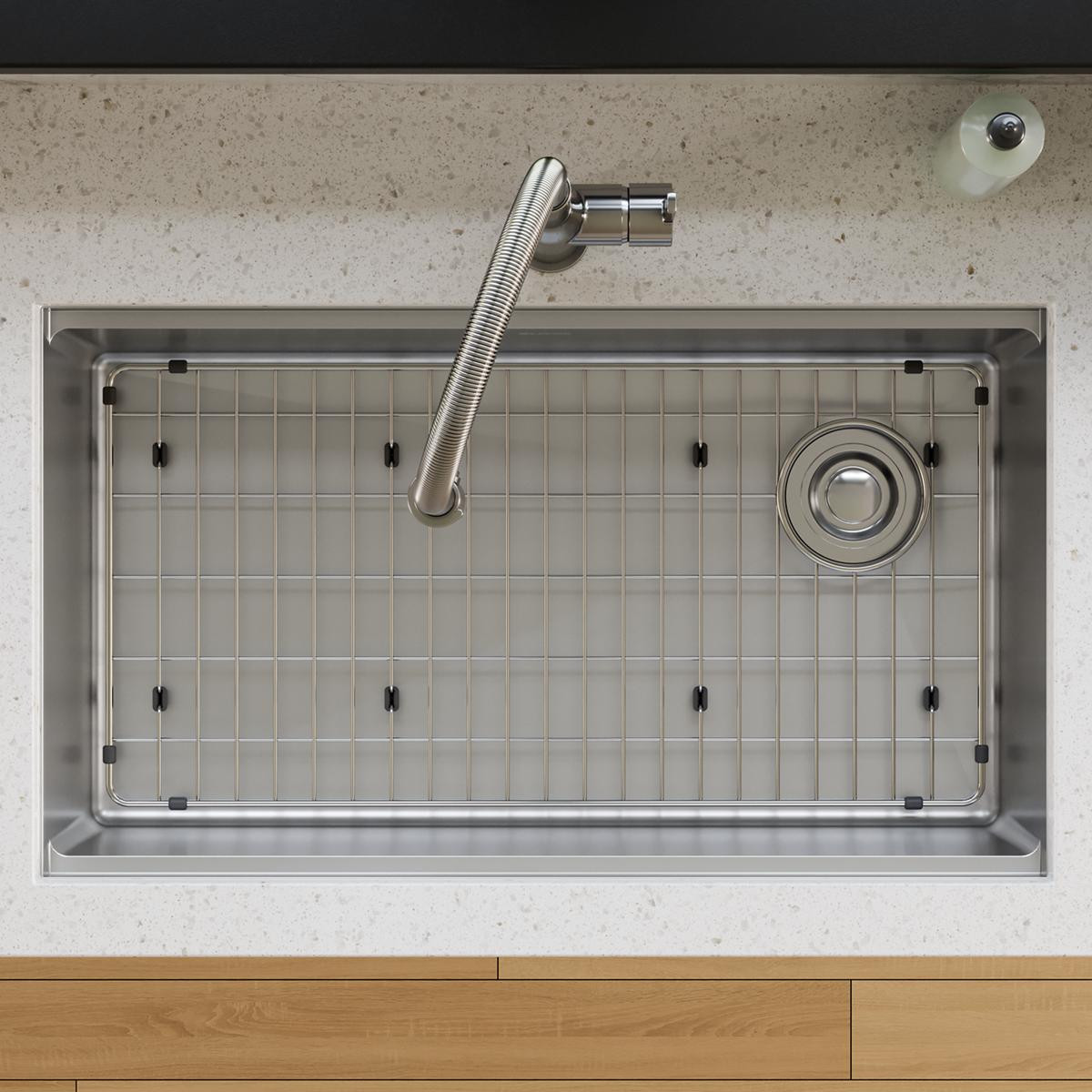 Elkay Crosstown Stainless Steel 28-1/4" x 14-1/4" x 1-1/4" Bottom Grid