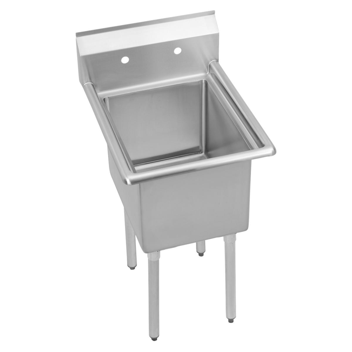Elkay Dependabilt Stainless Steel 29" x 29-13/16" x 44-3/4" 16 Gauge One Compartment Sink with Stainless Steel Legs