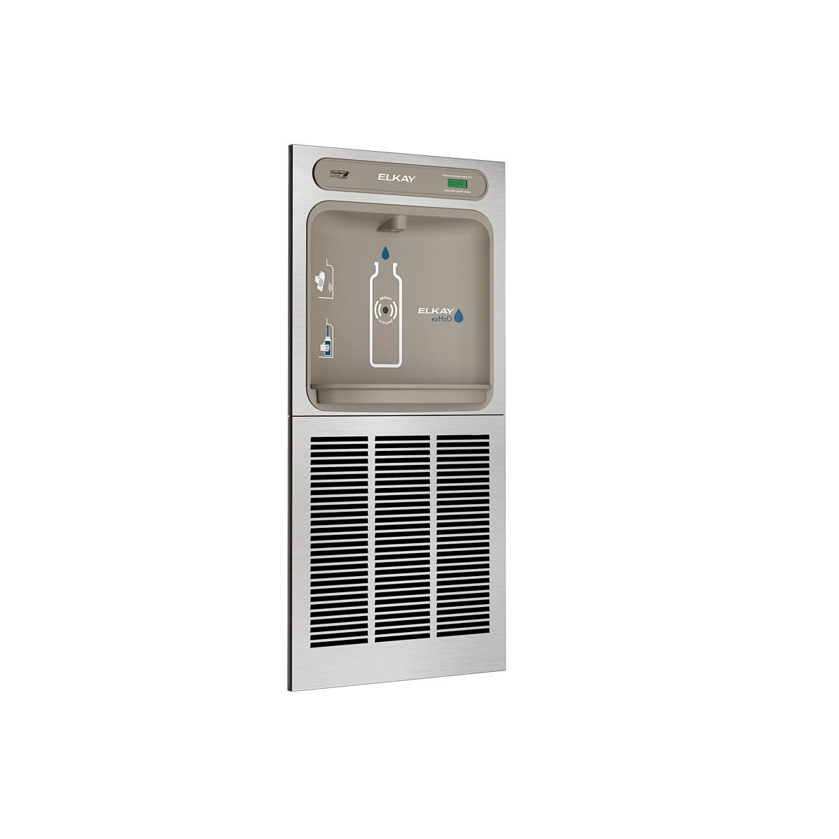 Elkay ezH2O In-Wall Bottle Filling Station High Efficiency Non-Filtered Refrigerated Stainless