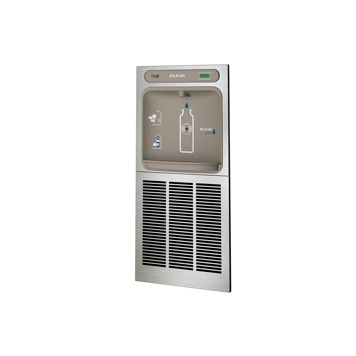 Elkay ezH2O In-Wall Bottle Filling Station High Efficiency Non-Filtered Refrigerated Stainless