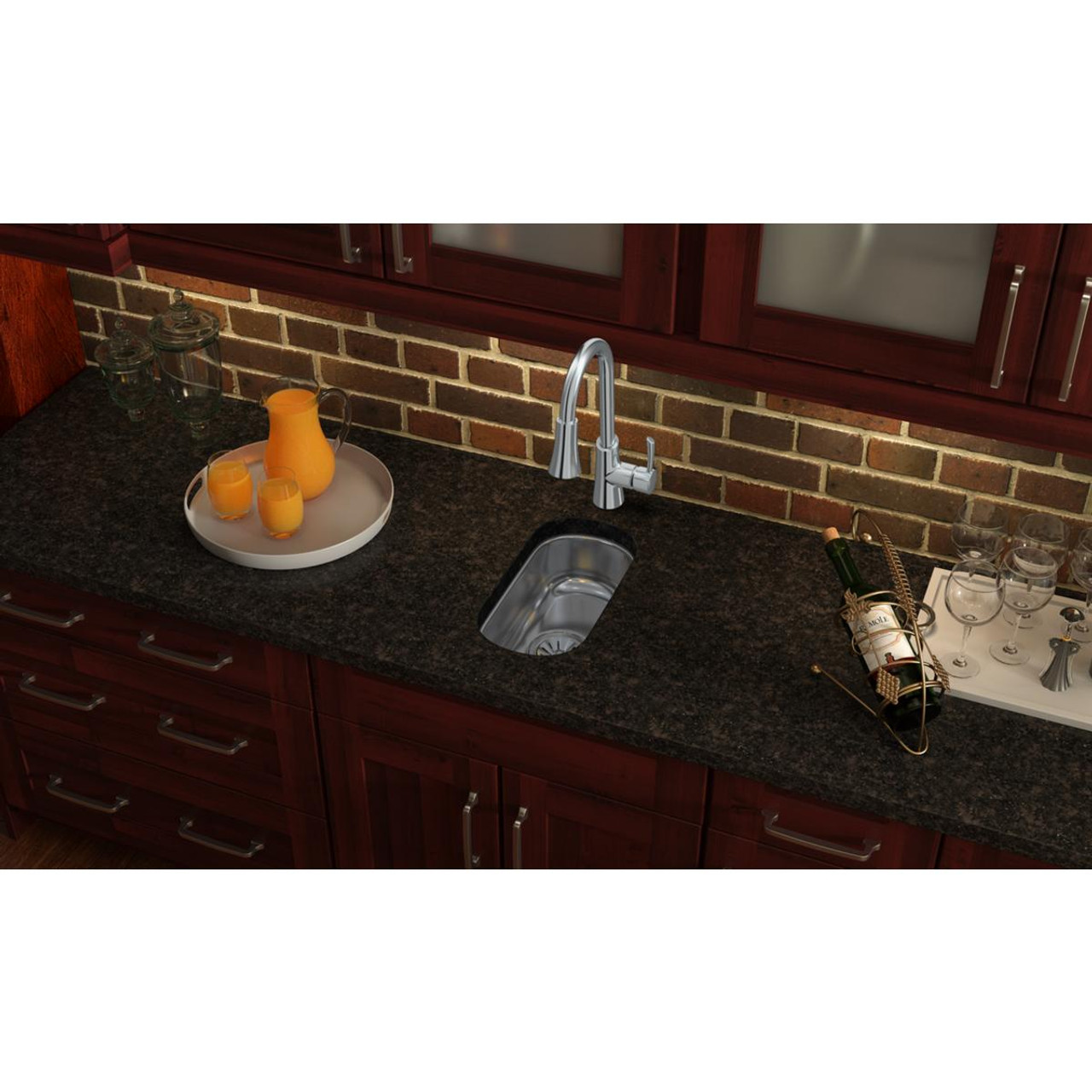 Elkay Lustertone Classic Stainless Steel 10" x 18-1/4" x 5", Single Bowl Undermount Sink