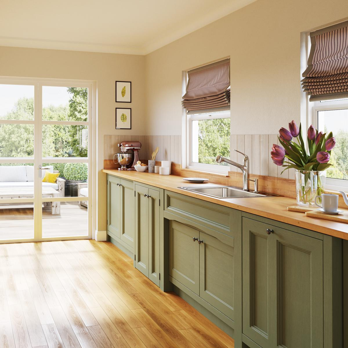 Elkay Lustertone Classic Stainless Steel 25" x 21-1/4" x 10-1/8" 1-Hole Single Bowl Drop-in Sink