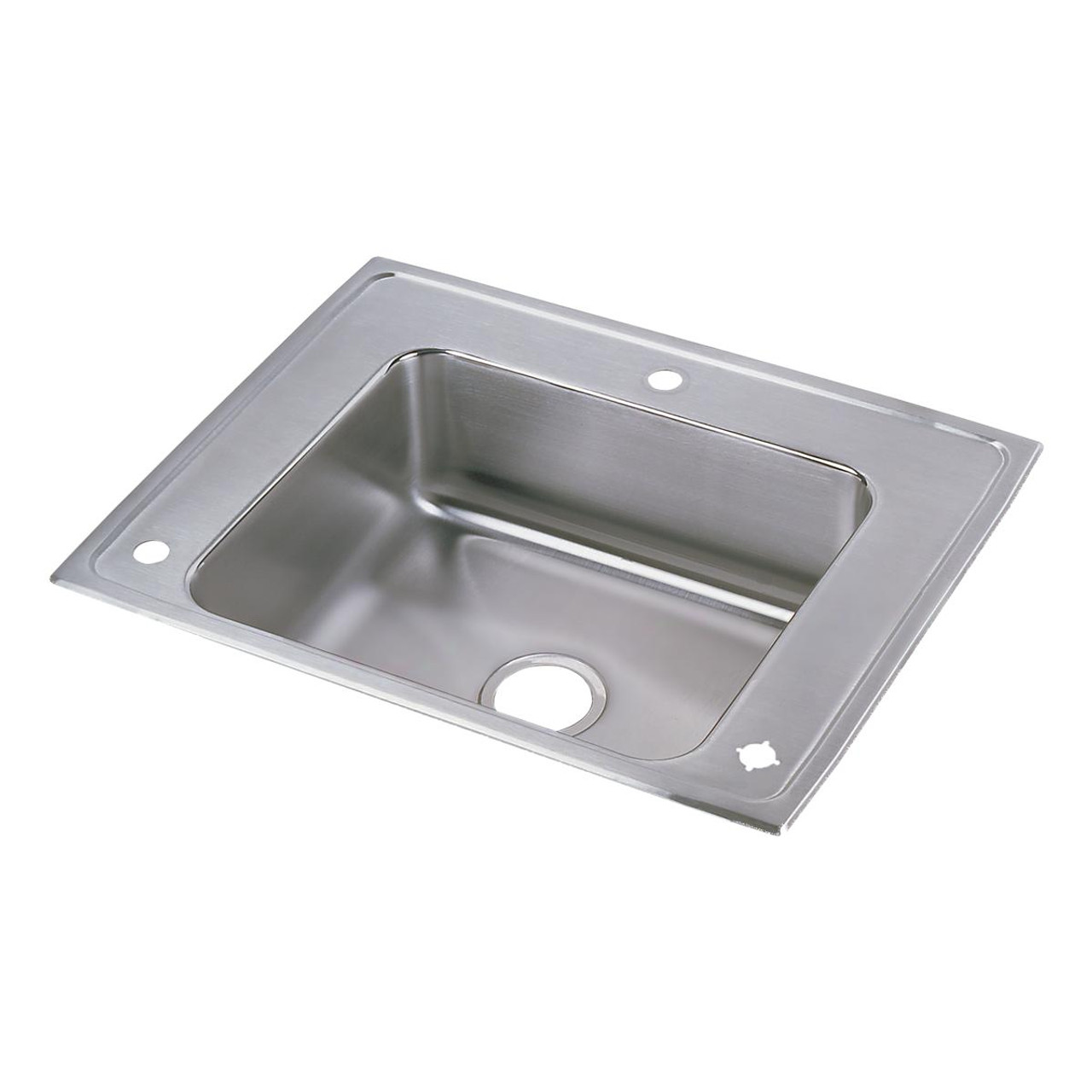Elkay Lustertone Classic Stainless Steel 28" x 22" x 4" Single Bowl Drop-in Classroom ADA Sink