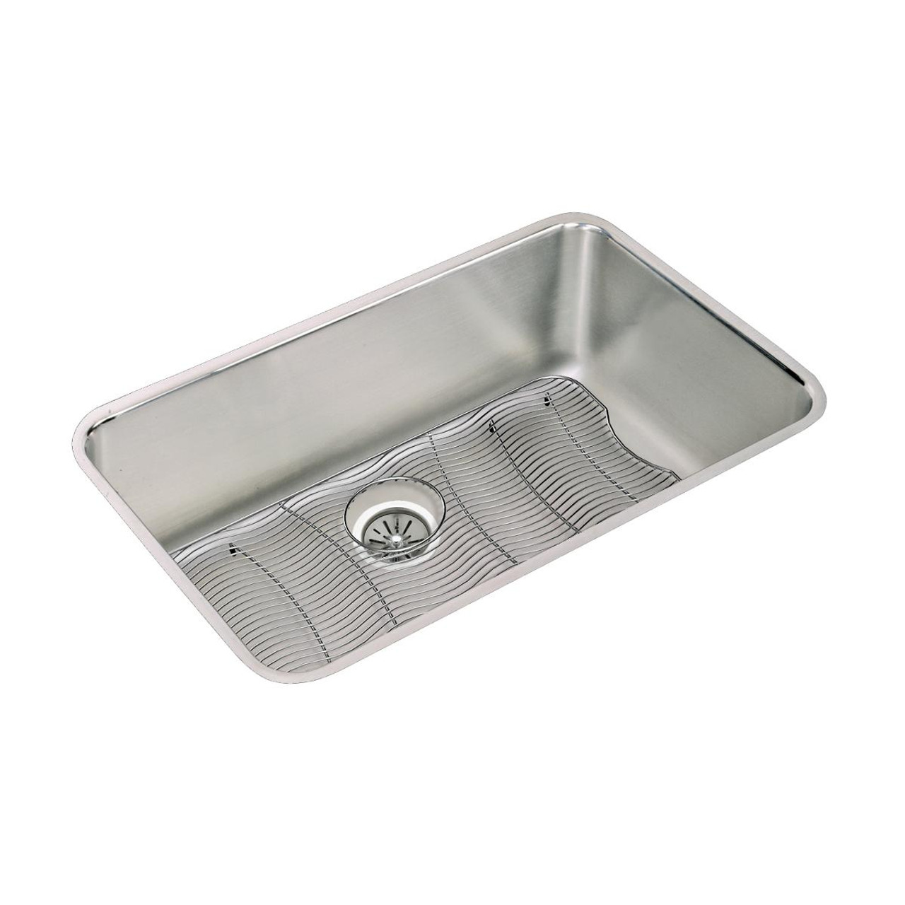 Elkay Lustertone Classic Stainless Steel 30-1/2" x 18-1/2" x 10" Single Bowl Undermount Sink Kit