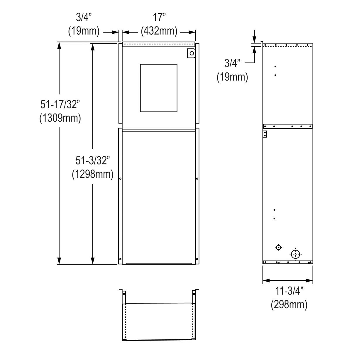 Elkay Mounting Frame for Recessed EHFRA Refrigerated Coolers