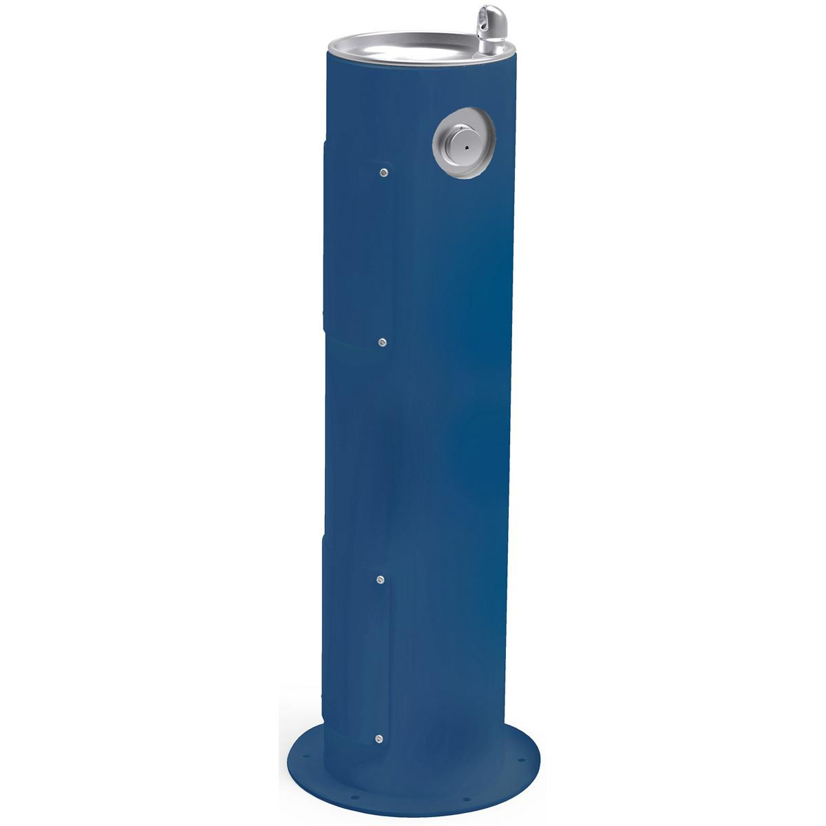 Elkay Outdoor Pedestal Fountain Non-Filtered Non-Refrigerated Blue