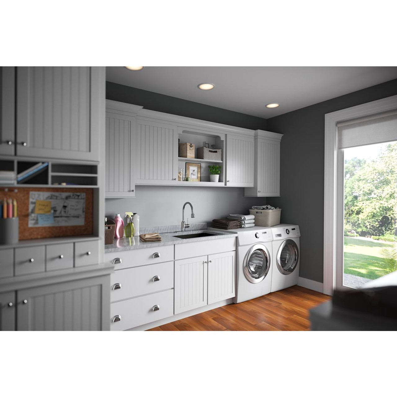 Elkay Quartz Perfect Drain 3-1/2" Removable Polymer Basket Strainer and Rubber Stopper Dusk Gray