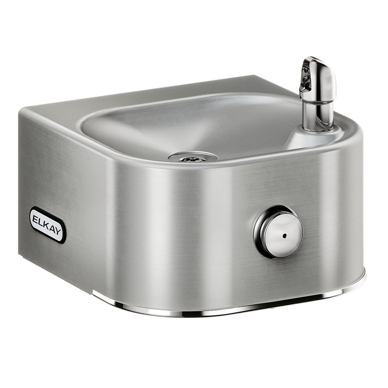 Elkay Soft Sides Single Fountain Non-Filtered Non-Refrigerated Freeze Resistant Stainless
