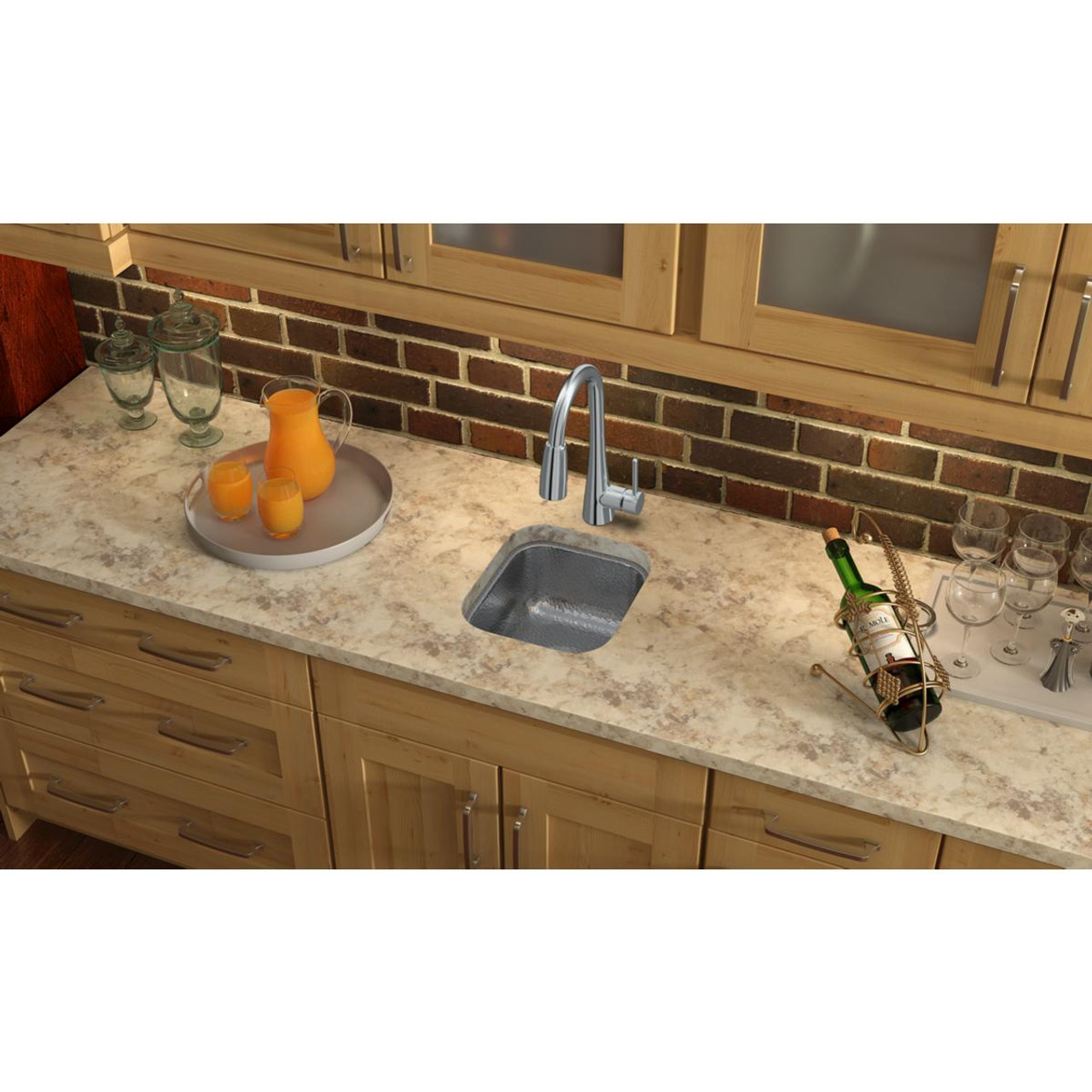 Elkay Stainless Steel 12" x 14" x 6-1/2", Single Bowl Undermount Bar Sink