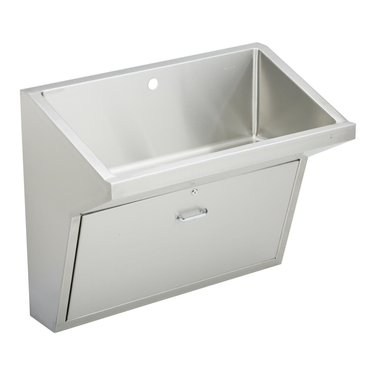 Elkay Stainless Steel 33" x 16-13/16" x 30" Wall Hung Single Station Surgeon Scrub Sink