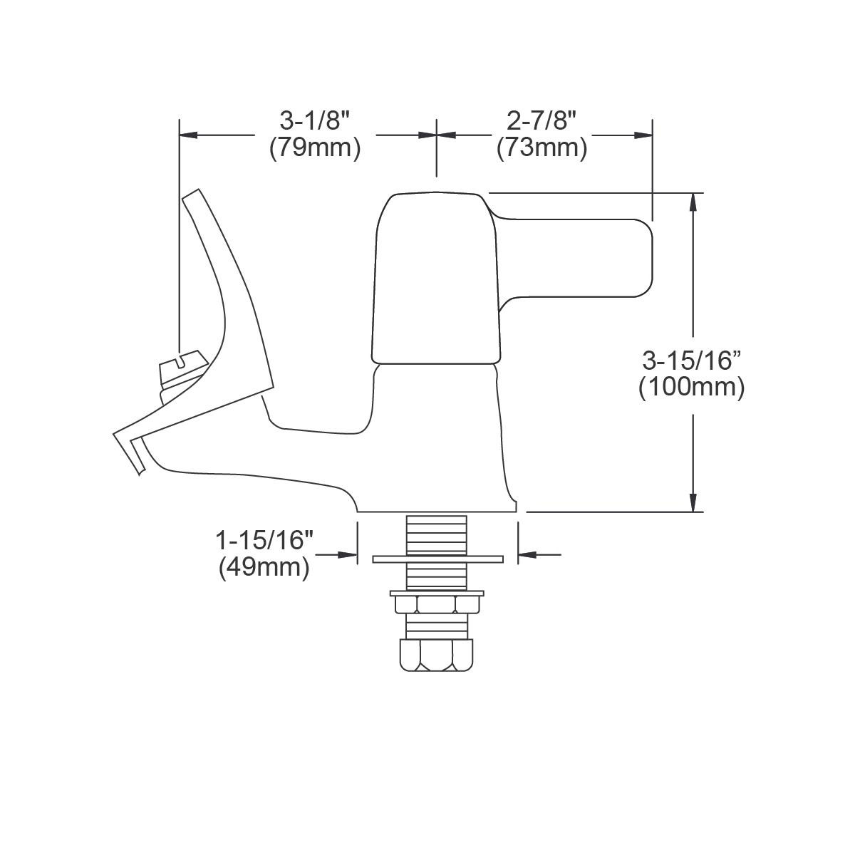 Elkay Vandal Resistant Lever Handle Classroom Bubbler