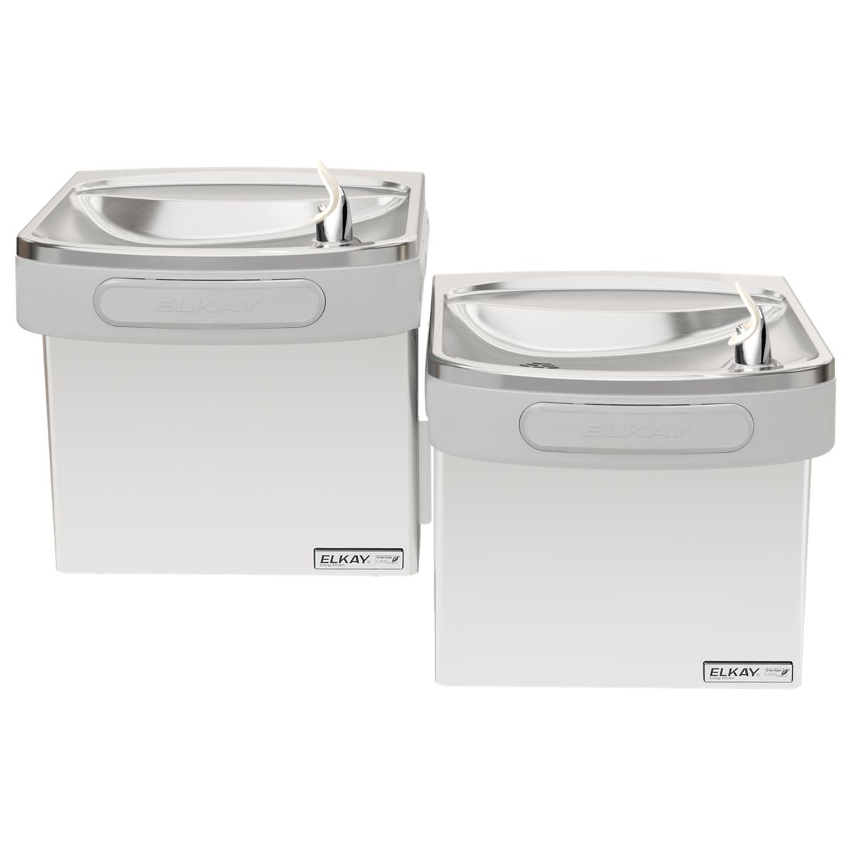 Elkay Wall Mount Bi-level Versatile ADA Cooler Non-filtered Refrigerated Stainless