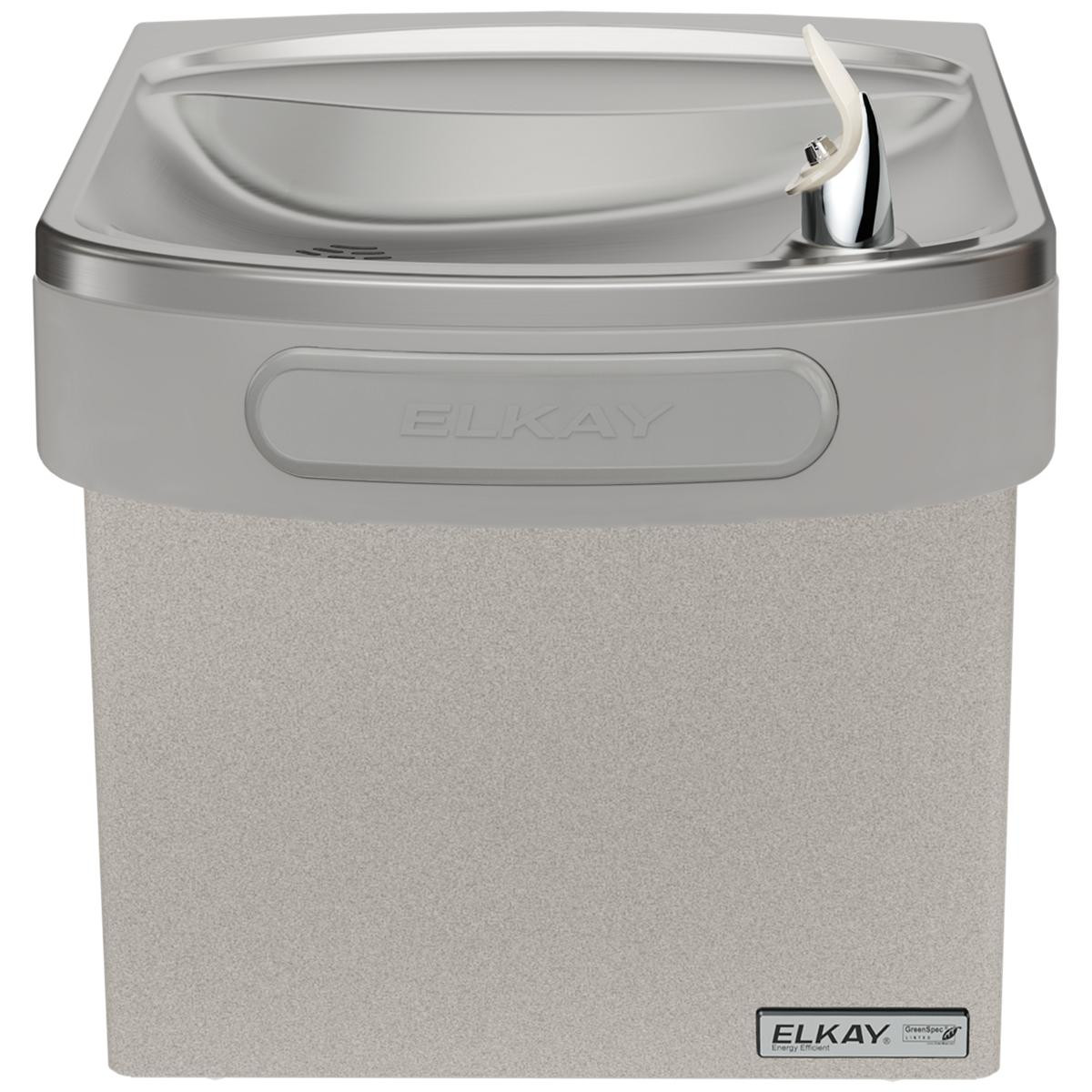 Elkay Wall Mount High Efficiency ADA Cooler Filtered Refrigerated Light Gray Granite