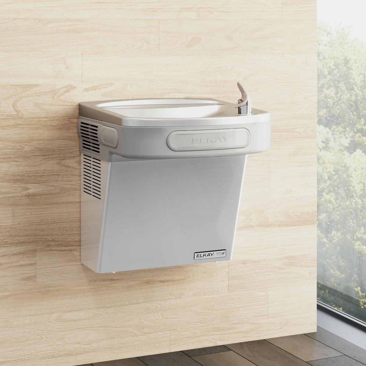 Elkay Wall Mount High Efficiency ADA Cooler Non-filtered Refrigerated Stainless