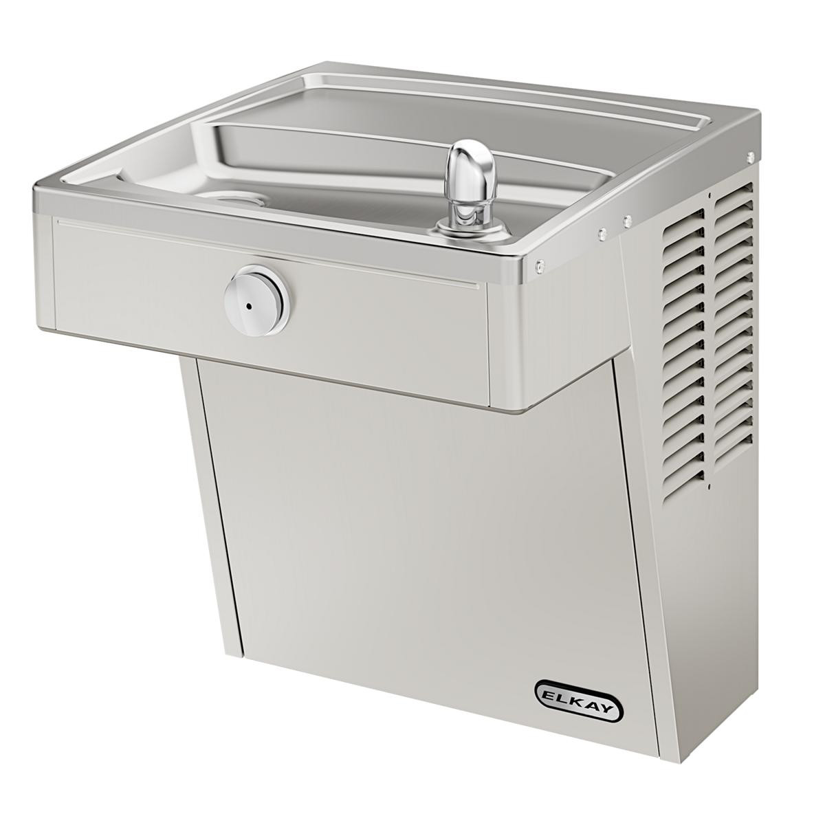 Elkay Wall Mount Vandal Resistant ADA Cooler Non-filtered Refrigerated Stainless