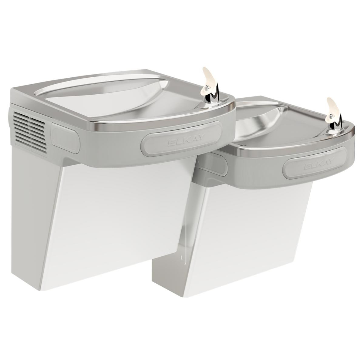Elkay Wall Mount Versatile Bi-level ADA Cooler Filtered Non-refrigerated Stainless