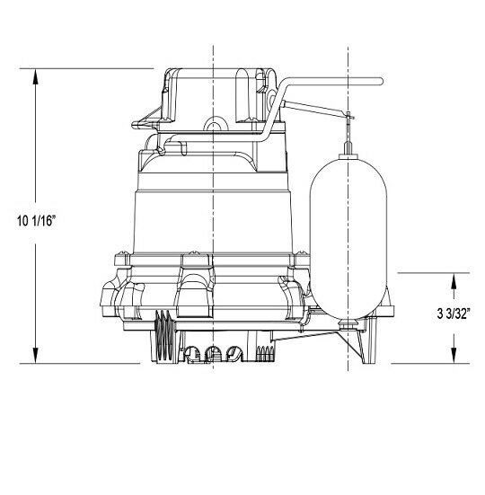 Zoeller 900-0002 Standard Preassembled Sump Pump System - M53 Pump Included