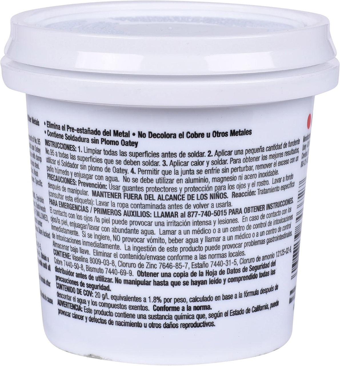 Oatey 30372 No.95 Tinning Flux 8 Oz