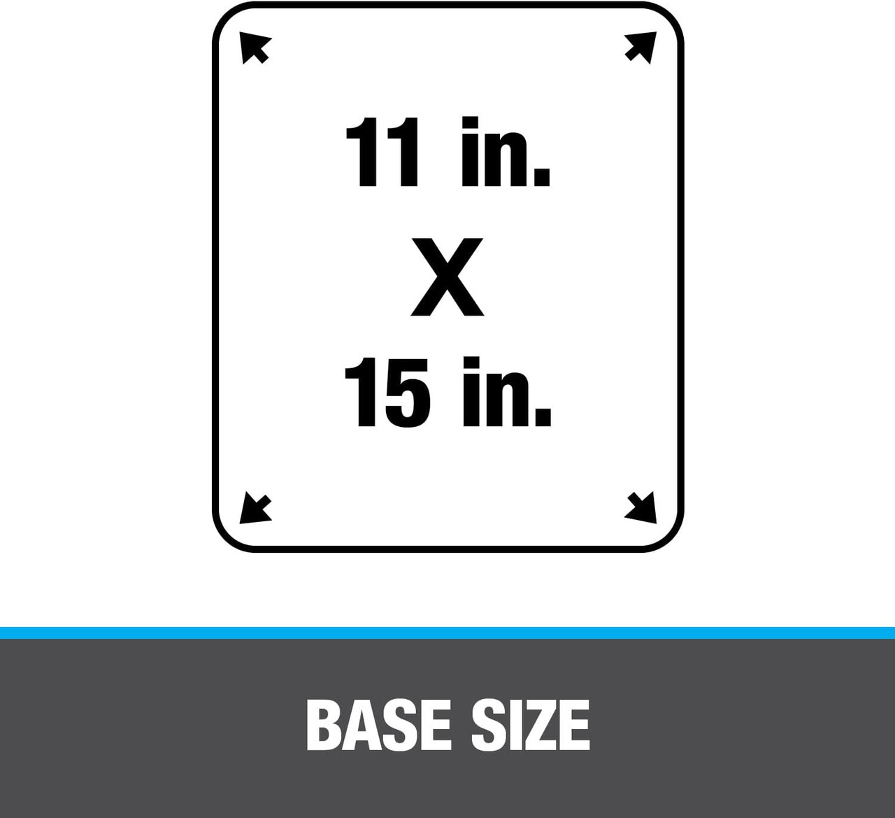 Oatey 11909 Plastic 2" Pipe Diameter Thermo Plastic No-Calk Roof Flashing 9.25" x 12.875" Base