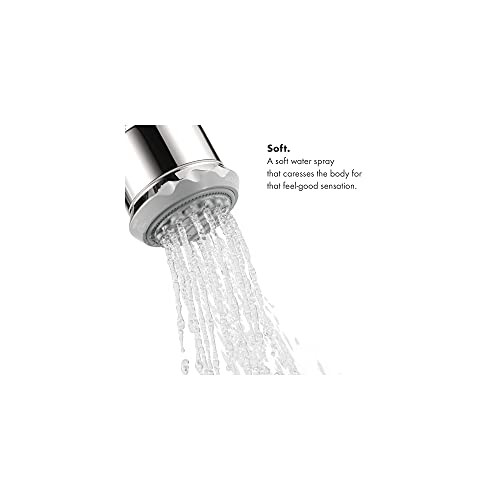Hansgrohe 28496671 Clubmaster Shower Head 3-Jet, 2.5 GPM in Matte Black