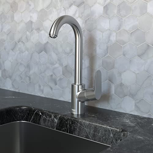 Hansgrohe 04507801 Focus Bar Faucet, 1.5 GPM in Steel Optic