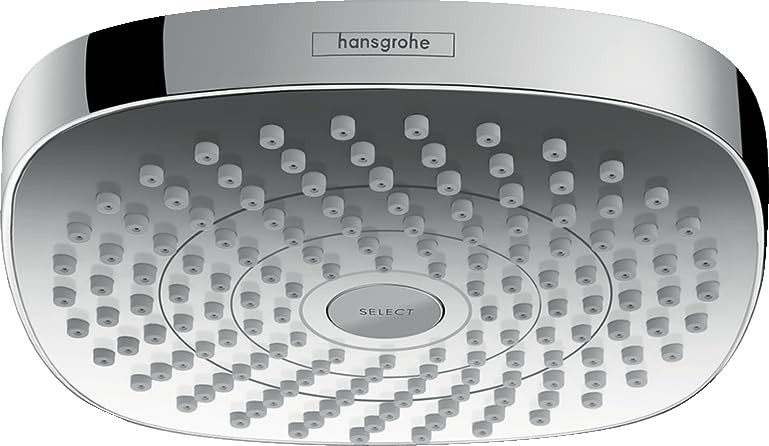 Hansgrohe 04925000 Croma Select E Shower Head 180 2-Jet, 2.5 GPM in Chrome