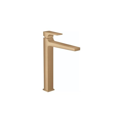 Hansgrohe 32513141 Metropol Single-Hole Faucet 260 with Lever Handle, 1.2 GPM in Brushed Bronze