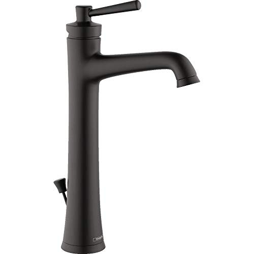 Hansgrohe 04772670 Joleena Single-Hole Faucet 230 with Pop-Up Drain, 1.2 GPM in Matte Black