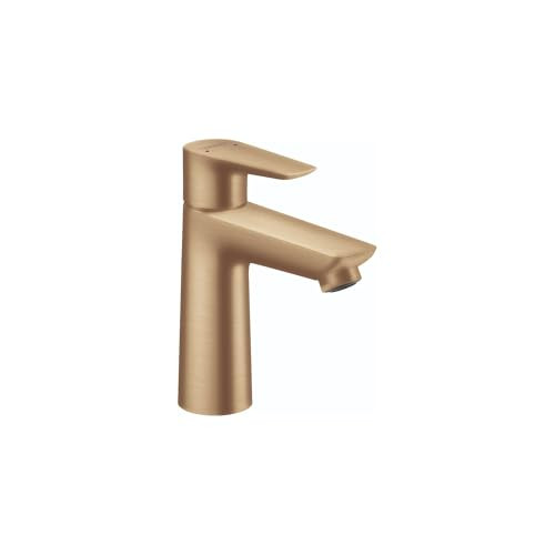 Hansgrohe 71710141 Talis E Single-Hole Faucet 110 with Pop-Up Drain, 1.2 GPM in Brushed Bronze