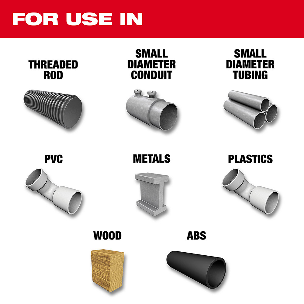 Milwaukee 48-22-0012 Compact Hack Saw with 10" Blade Included